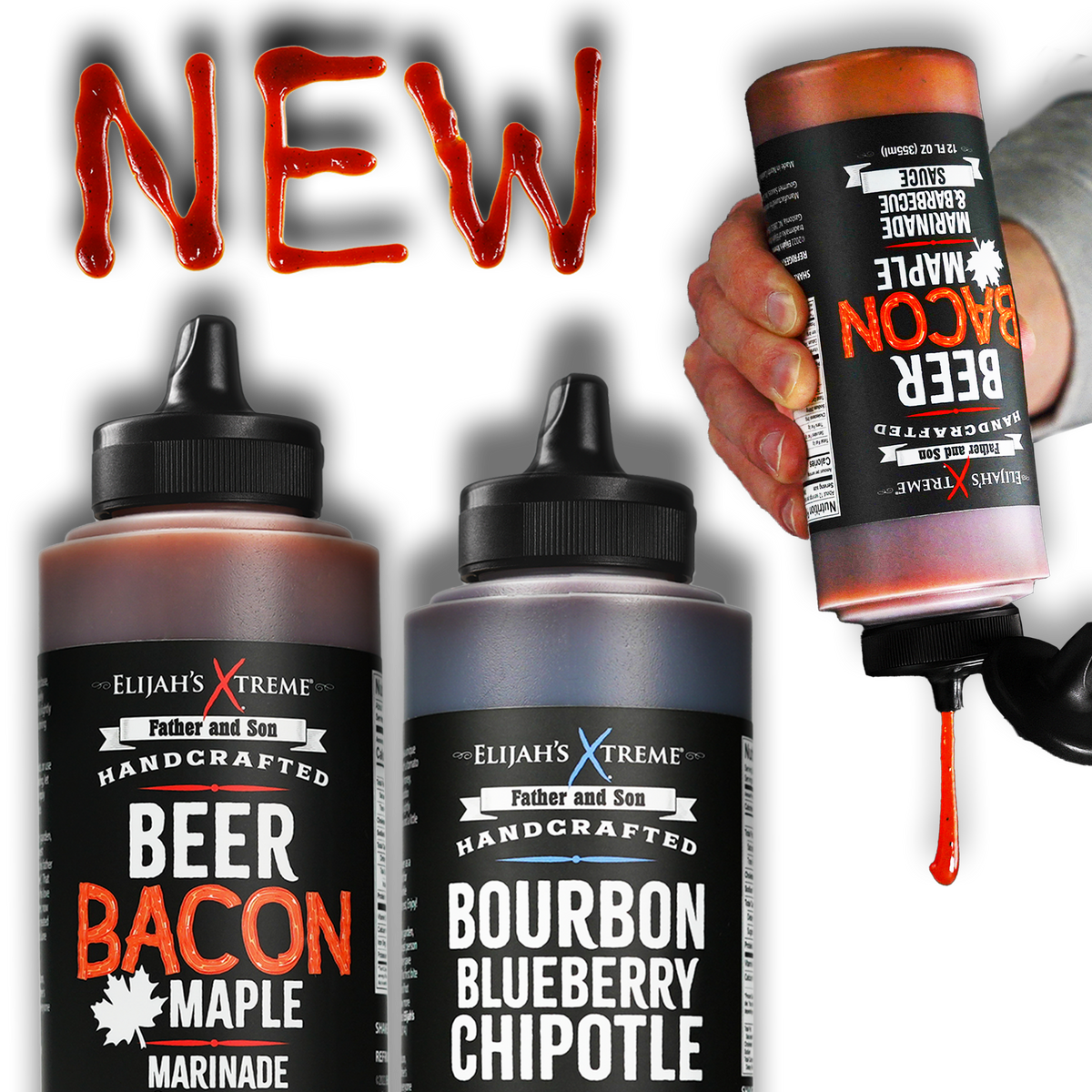 Bourbon Blueberry Chipotle BBQ Sauce & Marinade Net wt. 15.3