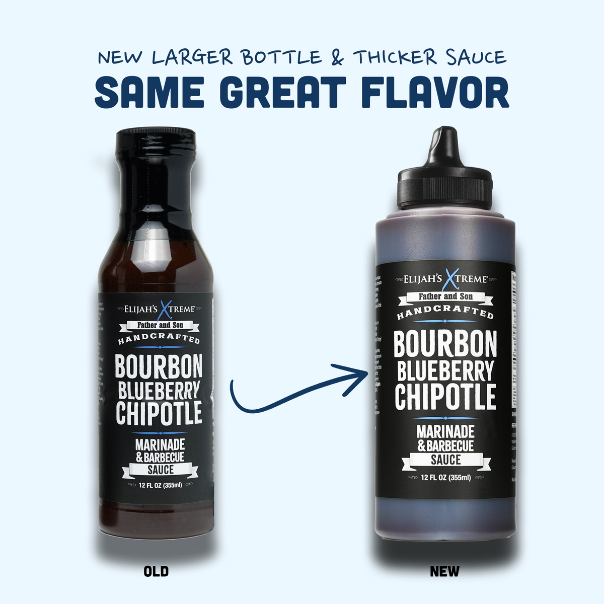 Bourbon Blueberry Chipotle BBQ Sauce & Marinade Net wt. 15.3