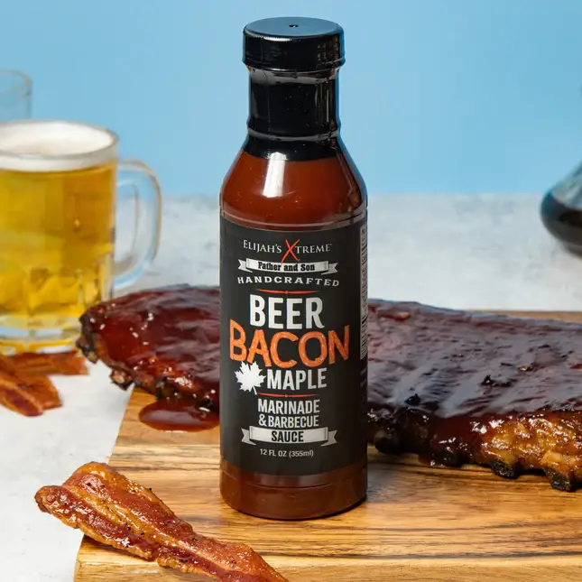Beer Bacon Maple BBQ Sauce & Marinade Net 15.6oz