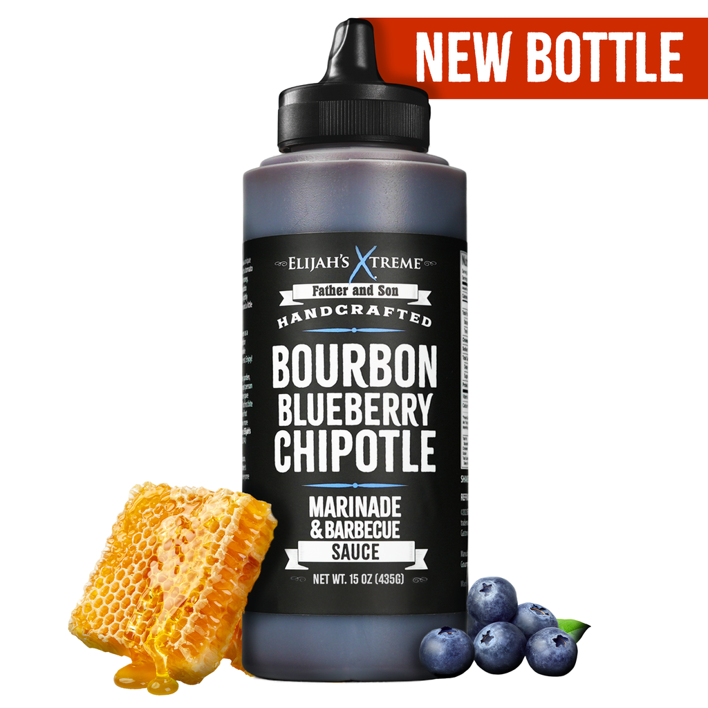 Bourbon Blueberry Chipotle BBQ Sauce & Marinade Net wt. 15.3