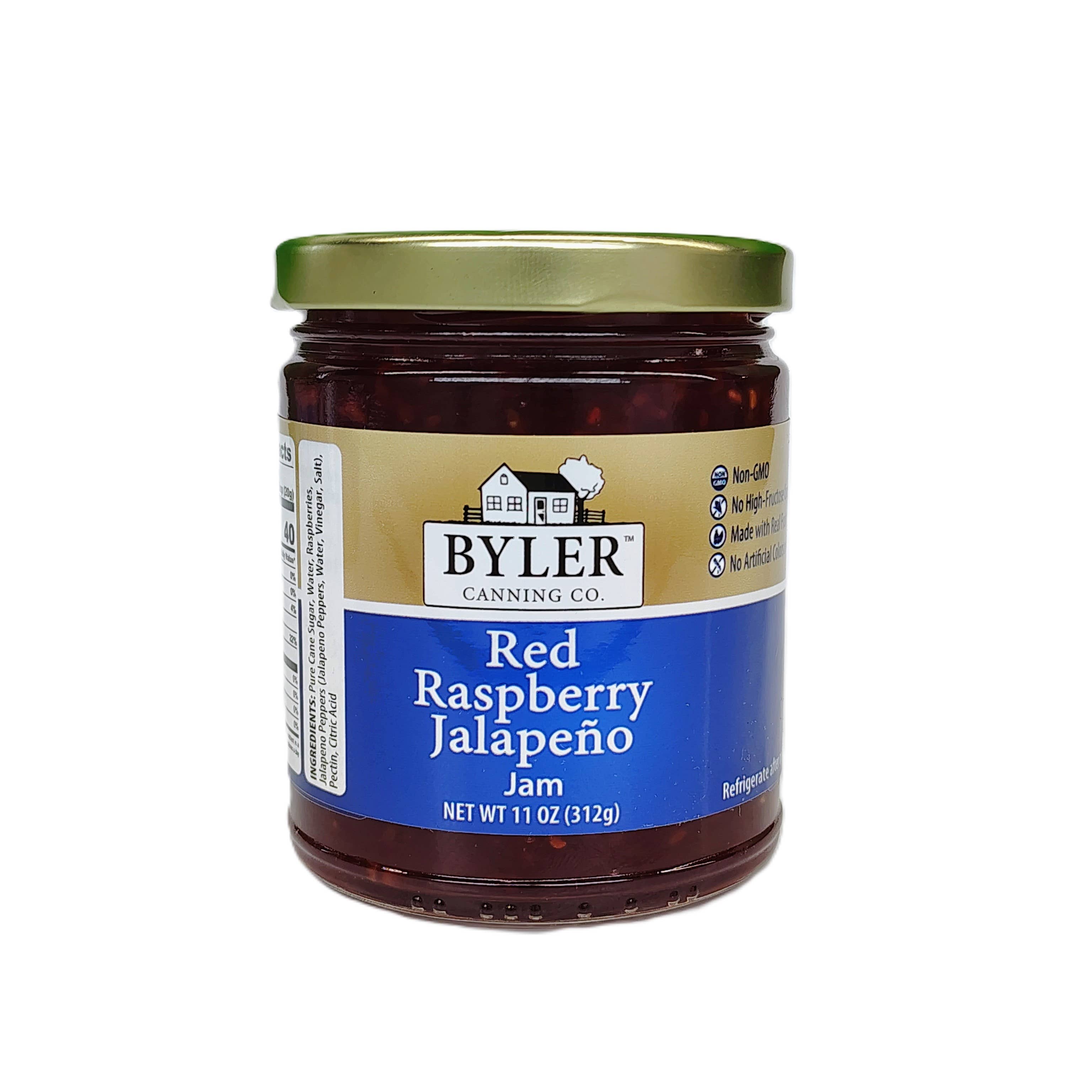 Byler's Red Raspberry Jalapeno Jam, 11 Oz