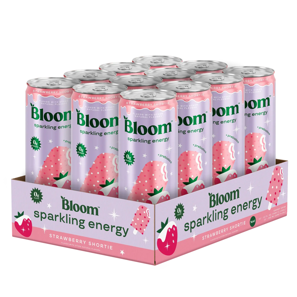 Bloom Sparkling Energy Drink, 12oz