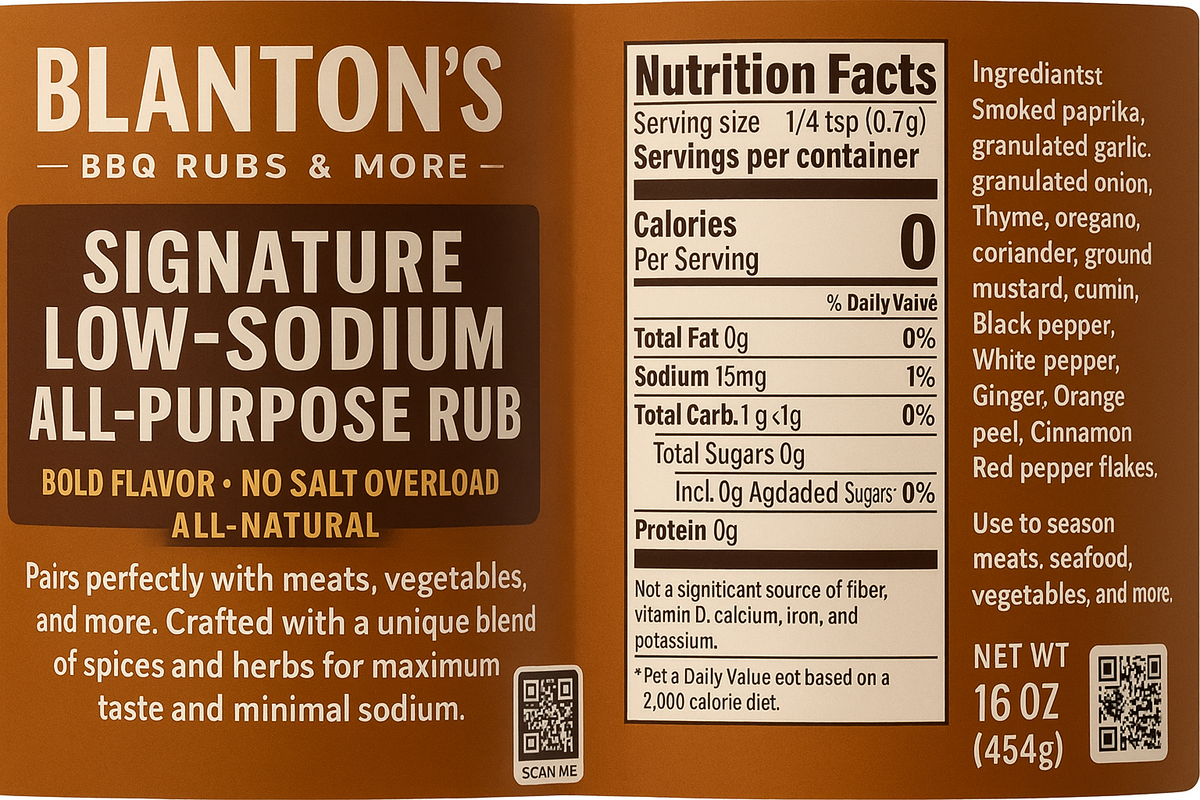 Low-Sodium All Purpose Seasoning Blend