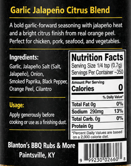 Garlic Jalepeno Dust